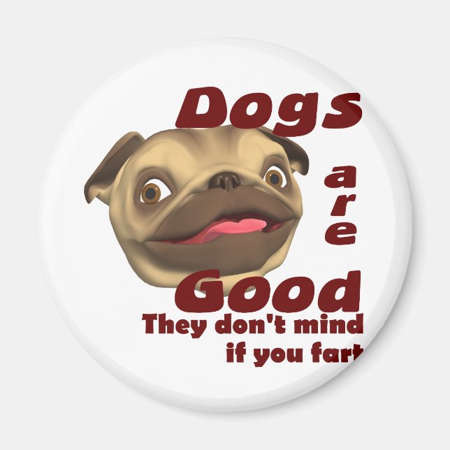 Dog Fart Magnet (Front)