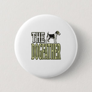 Dog Father Terrier Vintage Engraving Shirt Design_ 6 Cm Round Badge