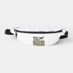 Dog Father Terrier Vintage Engraving Shirt Design_ Bum Bags