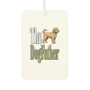 Dog Father Vintage Engraving Dog Lover Design_1 Car Air Freshener