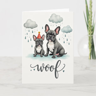 Dog Fathers Day Scene Card
