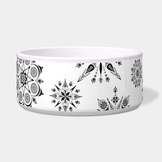 dog feed with mandalas (Left)