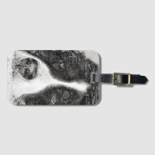 Dog, Female dog, Bernese mountain dog Luggage Tag