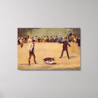 Dog Fighting (oil on paper)