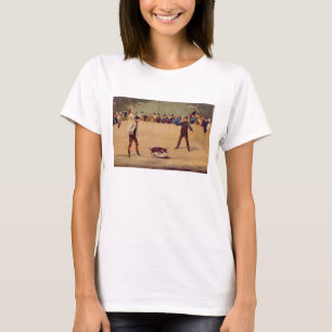 Dog Fighting (oil on paper) T-Shirt