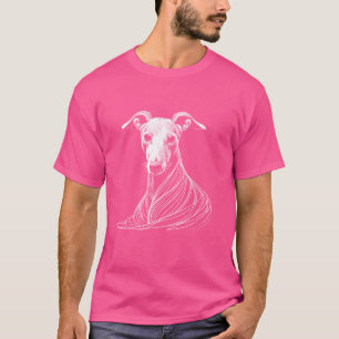 Dog Fingerprint - Italian Greyhound Dad Mum T-Shirt