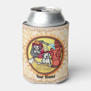 Dog Firefighters  can cooler