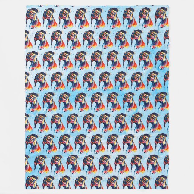 Dog Fleece Blanket (Front)