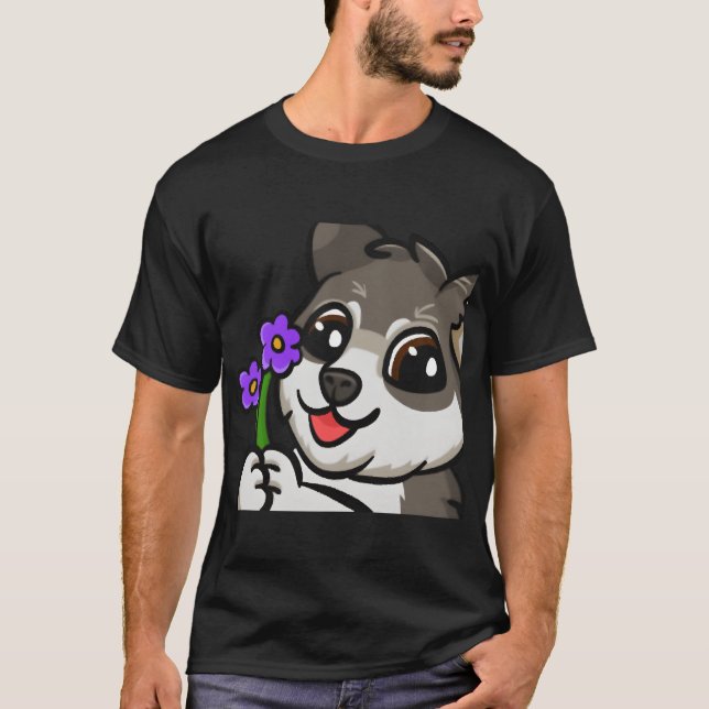 Dog flower family friends T-Shirt (Front)