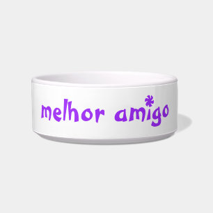 DOG FOOD BOWL CERAMIC STYLE DESIGN