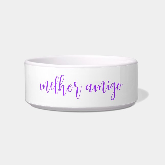 DOG FOOD BOWL CERAMIC STYLE DESIGN (Front)