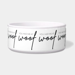 Dog Food Bowl - You wish Me At Wof
