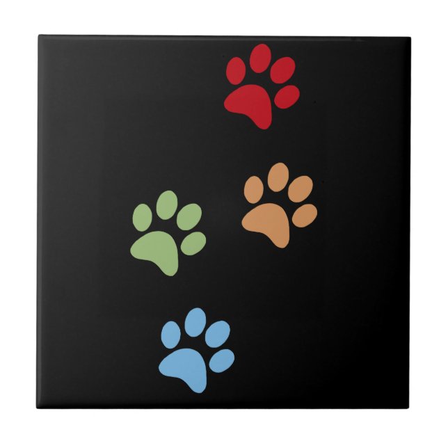 Dog footprint tile (Front)