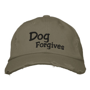 Dog Forgives Baseball Hat
