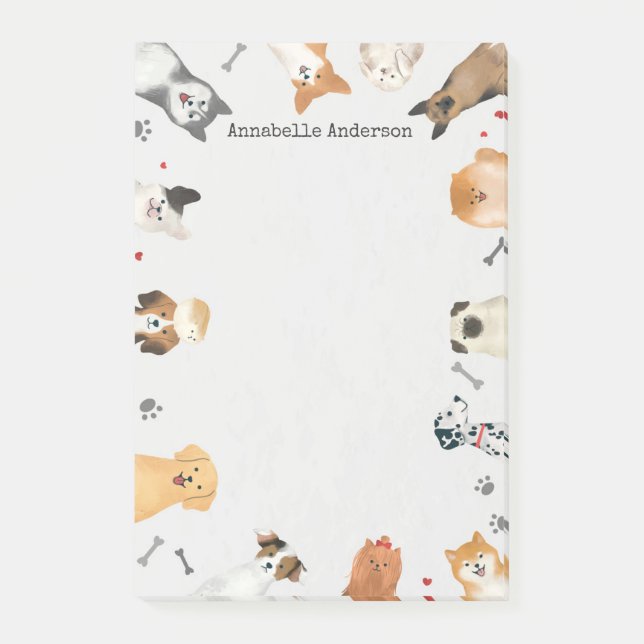 Dog Frame Post-it Notes (Front)