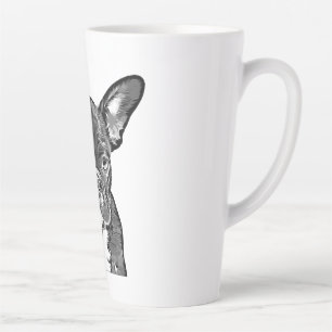dog, french bulldog, puppy pictures latte mug
