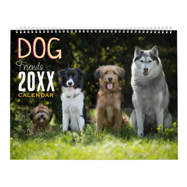 Dog Friends 2027 Animals Wall Calendar (Cover)