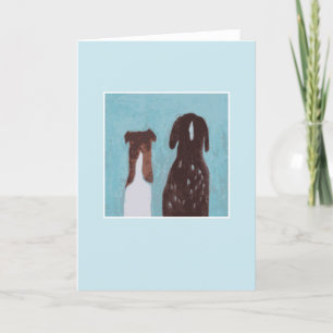 Dog Friends - blue Card