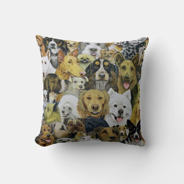 Dog Friends Cushion (Front)