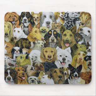 Dog Friends Mouse Mat
