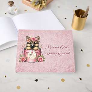 Dog Friends Mum and Dad's Wedding Guest Book