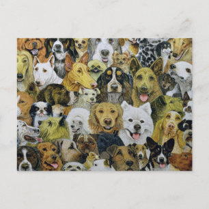 Dog Friends Postcard