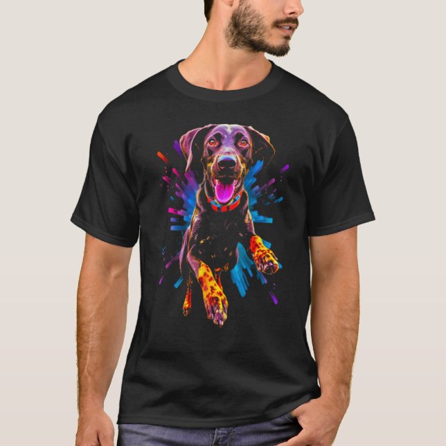 Dog  German Shorthaired Pointer T-Shirt (Front)