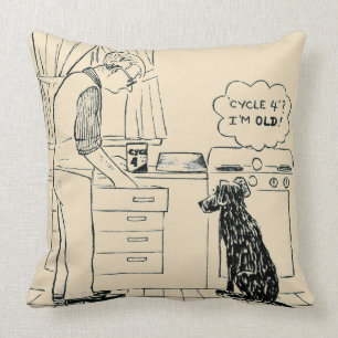 Dog Getting Older Cushion
