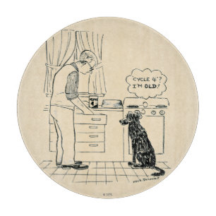 Dog Getting Older Cutting Board