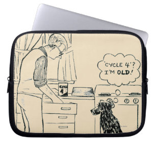 Dog Getting Older Laptop Sleeve