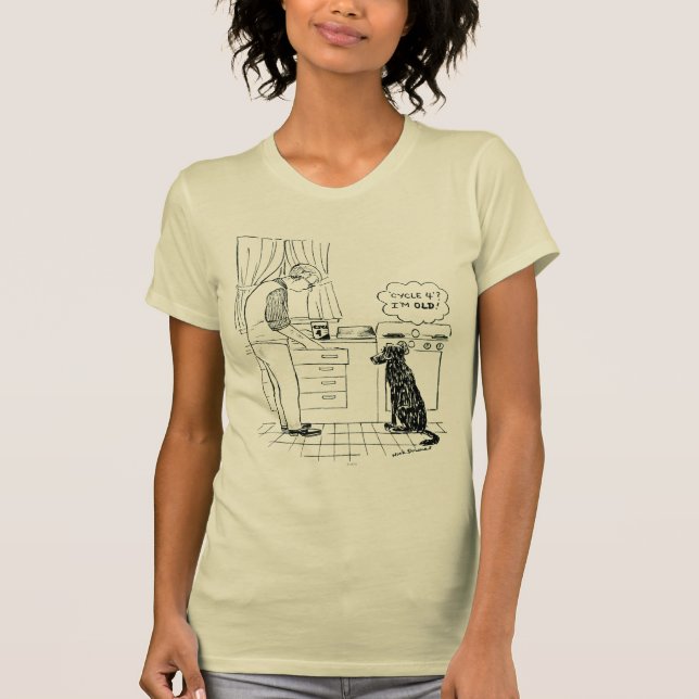 Dog Getting Older T-Shirt (Front)