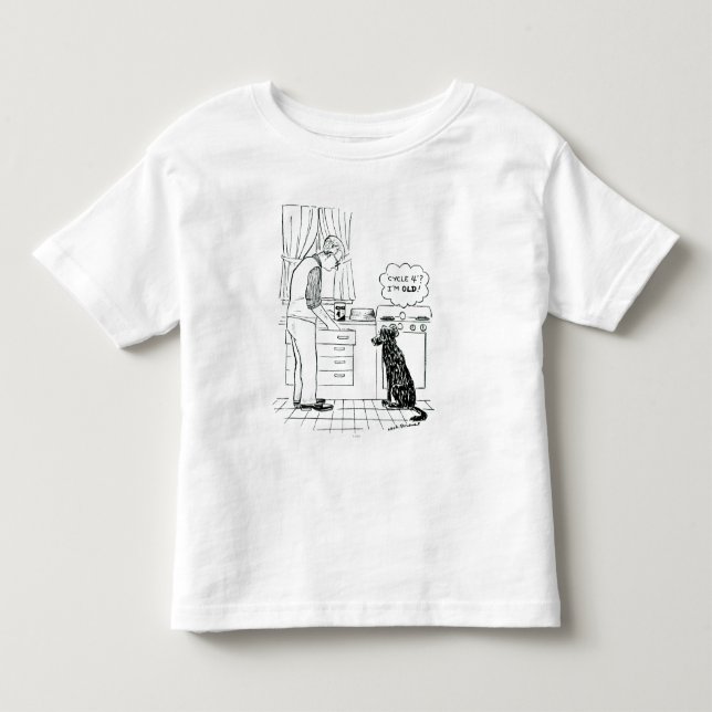 Dog Getting Older Toddler T-Shirt (Front)