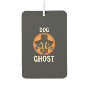 Dog Ghost Halloween Horror Vector Car Air Freshener