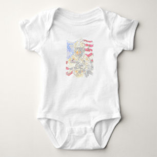 Dog Gift Baby rottweiler Bodysuit
