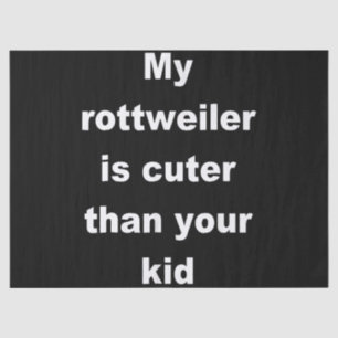 Dog Gift Baby rottweiler Tissue Paper