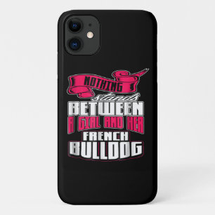 Dog Gift Between A Girl And Her French Bulldog iPhone 11 Case