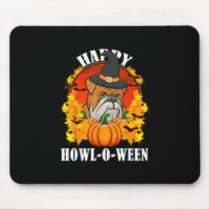 Dog Gift Bulldog Halloween Gift For Dog Lovers Mouse Mat