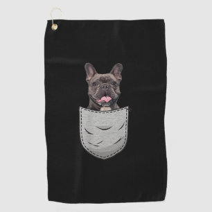 Dog Gift   Cute French Bulldog Dog Lovers Golf Towel
