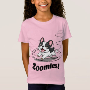 Dog Gift-Cute French Bulldog Zoomies Girls Tshirt