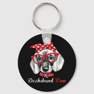Dog Gift Dachshund Mom Lovely Key Ring
