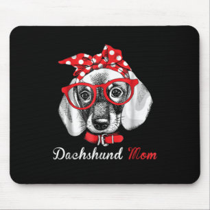 Dog Gift   Dachshund Mom Lovely Mouse Mat
