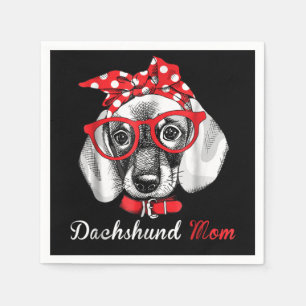 Dog Gift   Dachshund Mom Lovely Napkin