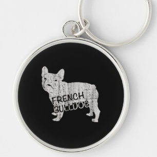 Dog Gift Fierce French Bulldog Key Ring