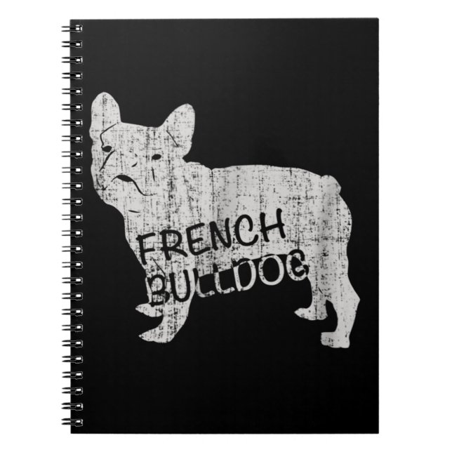 Dog Gift |  Fierce French Bulldog Notebook (Front)