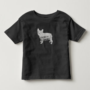 Dog Gift Fierce French Bulldog Toddler T-Shirt