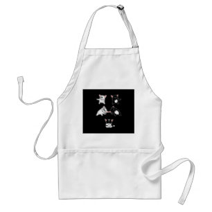 Dog Gift French Bulldog Black And White Lovely Standard Apron