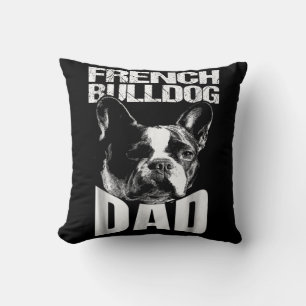 Dog Gift French Bulldog Dad Cushion