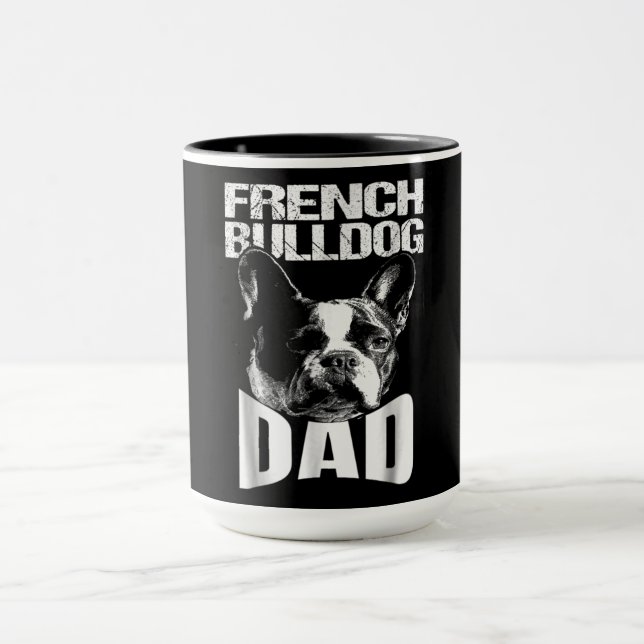 Dog Gift | French Bulldog Dad Mug (Center)