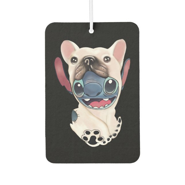 Dog Gift | French Bulldog Funny Car Air Freshener (Front)