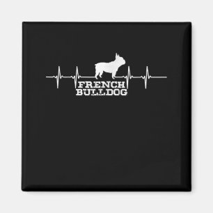 Dog Gift French Bulldog Heart Magnet